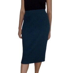 Banana Republic Teal Midi Sweater Skirt